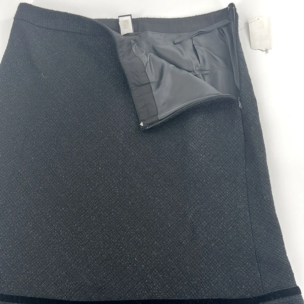 Gap tweed wool blend pencil flare office work professional quality‎ skirt size 8